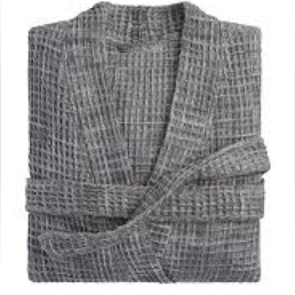 Parachute Gray Waffle Robe size Small
